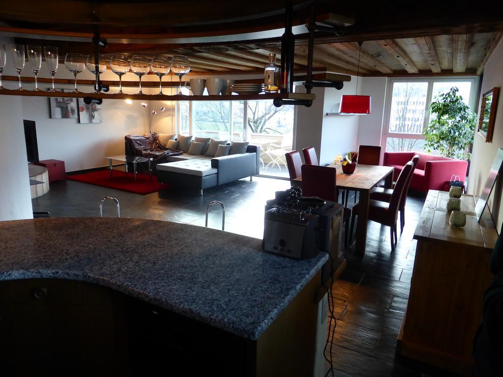 Penthouse Apartment In Vaduz 트리젠베르크 객실 사진