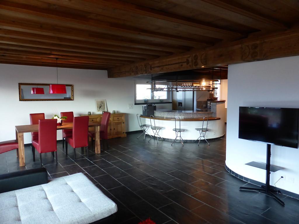 Penthouse Apartment In Vaduz 트리젠베르크 객실 사진